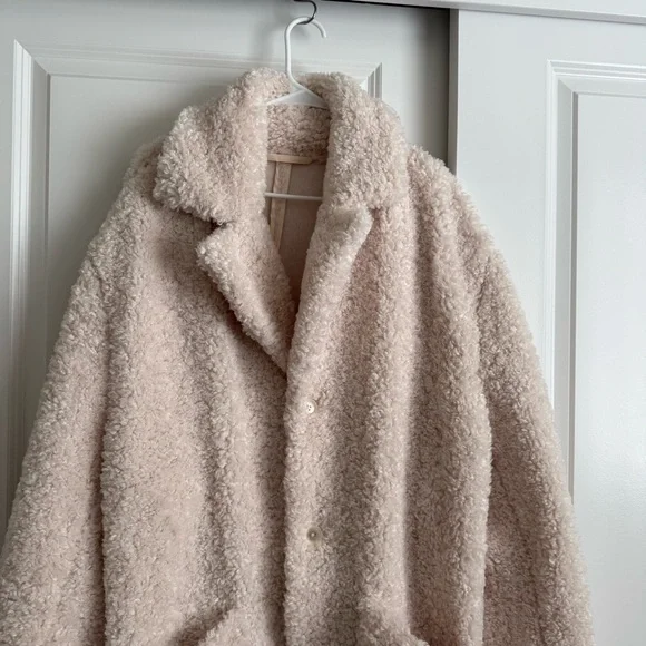 INC Men’s Teddy Faux Shearling Long Coat XL NEW - Picture 3 of 8